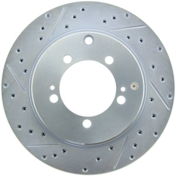 StopTech Select Sport Drilled & Slotted Rotor - Front Left on Sale