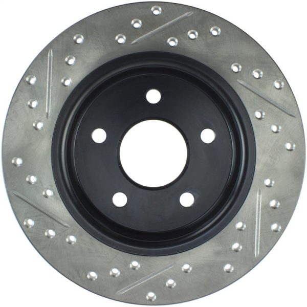 StopTech 12-15 Ford Focus w  Rear Disc Brakes Rear Left Slotted & Drilled Rotor Online