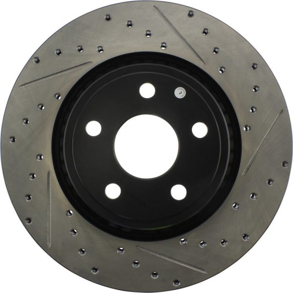 StopTech 11-12 Dodge Durango Sport Drilled & Slotted Front Driver-Side Brake Rotor Online Sale