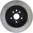 StopTech Power Slot 06-11 Lexus GS Series   06-12 IS350 Rear Left Drilled & Slotted Rotor Online