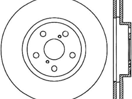 StopTech Sport Slotted 91-95 Toyota MR2 Cryo Front Left Rotor Discount