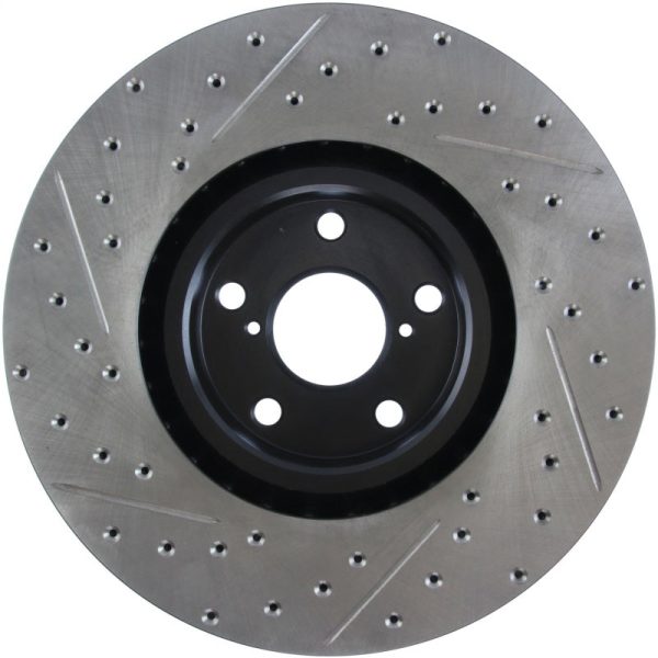 StopTech 14 Lexus IS Slotted & Drilled Front Left Rotor For Discount