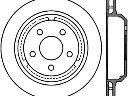 StopTech Power Slot 98-02 Chevy Pontiac Camaro Firebird Slotted Left Rear CRYO Rotor on Sale