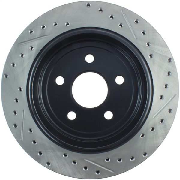 StopTech Slotted & Drilled Sport Brake Rotor 11-17 Jeep Grand Cherokee (Excludes SRT8) For Sale