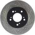 StopTech 97-01 Acura Integra Type R   97-01 Honda CR-V Slotted & Drilled Left Front Rotor Supply