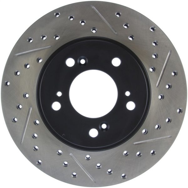 StopTech 97-01 Acura Integra Type R   97-01 Honda CR-V Slotted & Drilled Left Front Rotor Supply