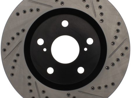 StopTech 07-09 Lexus ES 250 ES 300  ES330 ES350 SportStop Slotted & Drilled Left Front Rotor For Sale