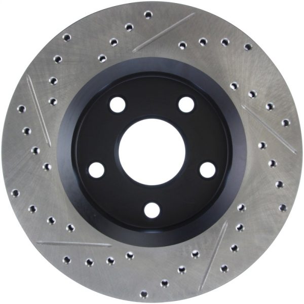 StopTech 07-13 Jeep Wrangler Slotted & Drilled Left Front Rotor Discount