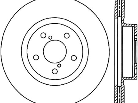 StopTech Power Slot 09-10 Subaru Impreza CRYO Front Left Slotted Rotor Discount