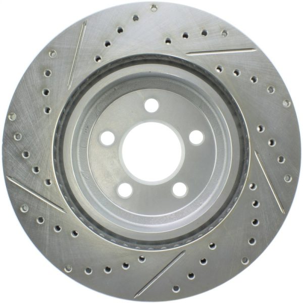 StopTech Select Sport 10-14 Dodge Challenger Drilled and Slotted Front Left Brake Rotor Supply