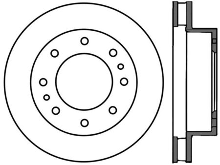 StopTech PowerSlot 02-08 Chevy Avalanche   99-06 Silverado Right Front Slotted Cryo Rotor For Discount