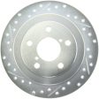 StopTech Select Sport 98-08 Subaru Forester Slotted and Drilled Right Rear Rotor Online Sale