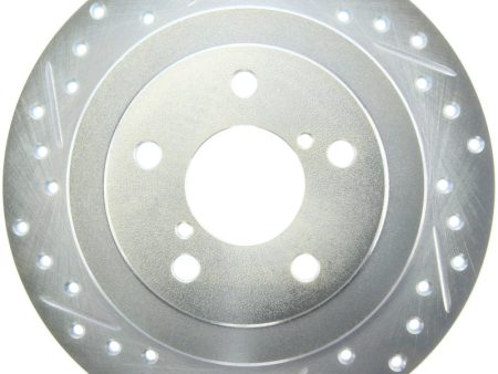 StopTech Select Sport 98-08 Subaru Forester Slotted and Drilled Right Rear Rotor Online Sale