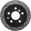 StopTech 14-15 Mini Cooper Base Slotted & Drilled Rear Left Rotor on Sale