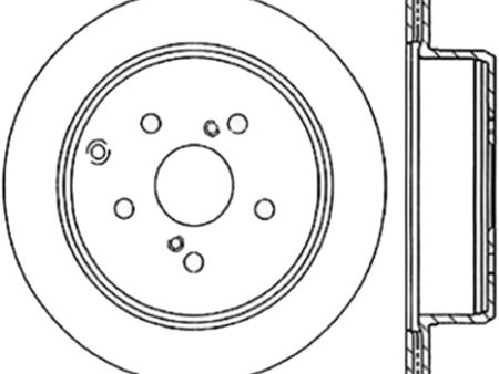 StopTech 86-97 Toyota Supra Left Slotted & Drilled Rotor Online Hot Sale