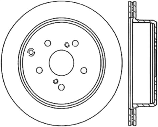 StopTech 86-97 Toyota Supra Left Slotted & Drilled Rotor Online Hot Sale