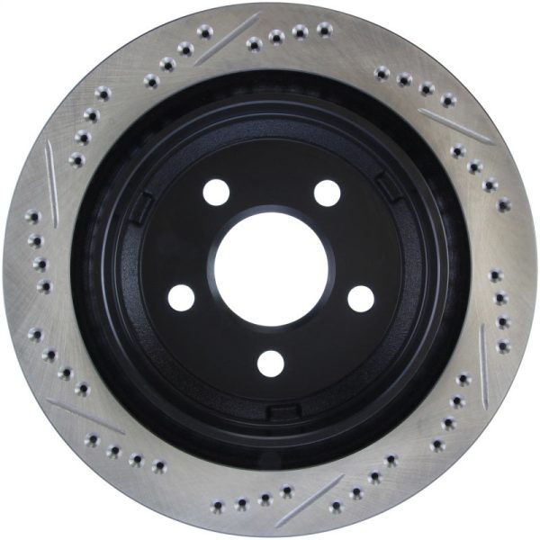 StopTech 98-02 Chevrolet Camaro   Pontiac Firebird Trans Am Slotted & Drilled Rear Left Rotor Online Hot Sale