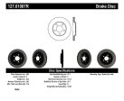 StopTech 05-10 Ford Mustang Slotted & Drilled Right Rear Rotor Cheap