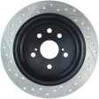 StopTech 06-10 Lexus IS 250 IS 300 IS 350 SportStop Slotted & Drilled Left Rear Rotor For Sale