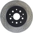 StopTech 5 93-98 Toyota Supra Left Rear Slotted & Drilled Rotor Cheap