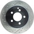 StopTech 05-13 Chrysler300 300C   09-12 Dodge Challenger Rear Right Drilled & Slotted Rotor Hot on Sale