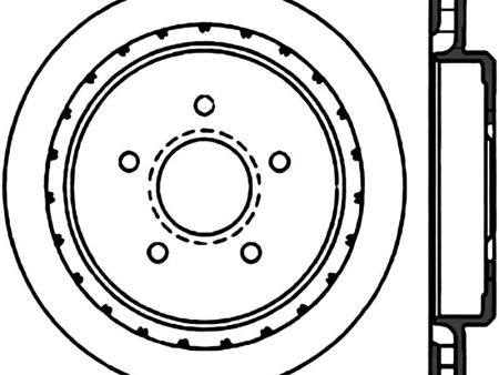 StopTech Power Slot 97-04 Chevy Corvette Slotted Right Rear CRYO Rotor For Sale