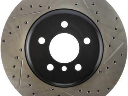 StopTech 2011-2013 BMW 535i   2012-2016 BMW 640i Slotted & Drilled Front Left Brake Rotor Cheap