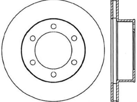 StopTech Power Slot 95-04 Toyota Tacoma   11 95-02 4Runner Front Right Cryo Slotted Rotor Hot on Sale