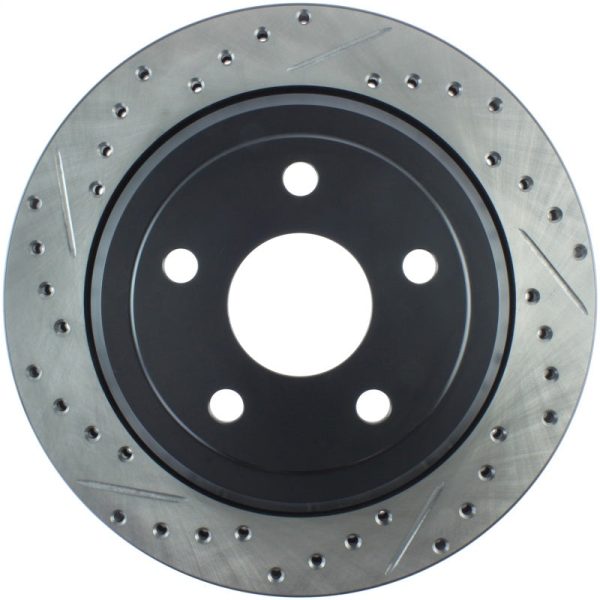 StopTech Slotted & Drilled Sport Brake Rotor 11-17 Jeep Grand Cherokee (Excludes SRT8) For Sale