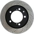 StopTech 07-09 Toyota Tundra   08-09 Toyota Sequoia Front Right Slotted & Drilled Rotor Supply