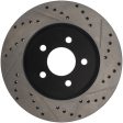 StopTech 05-10 Ford Mustang GT Front Left Slotted & Drilled Rotor Discount