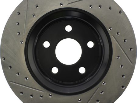 StopTech 11-12 Dodge Durango Sport Drilled & Slotted Front Driver-Side Brake Rotor Online Sale