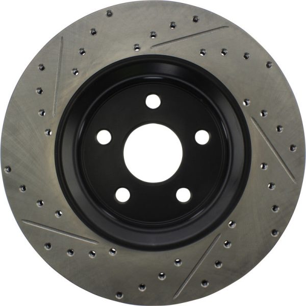 StopTech 11-12 Dodge Durango Sport Drilled & Slotted Front Driver-Side Brake Rotor Online Sale