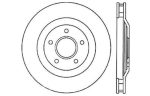 StopTech Power Slot 97-04 Chevy Corvette   04 & 08 Cadillac XLR XLR-V Front Right Drilled Rotors For Discount