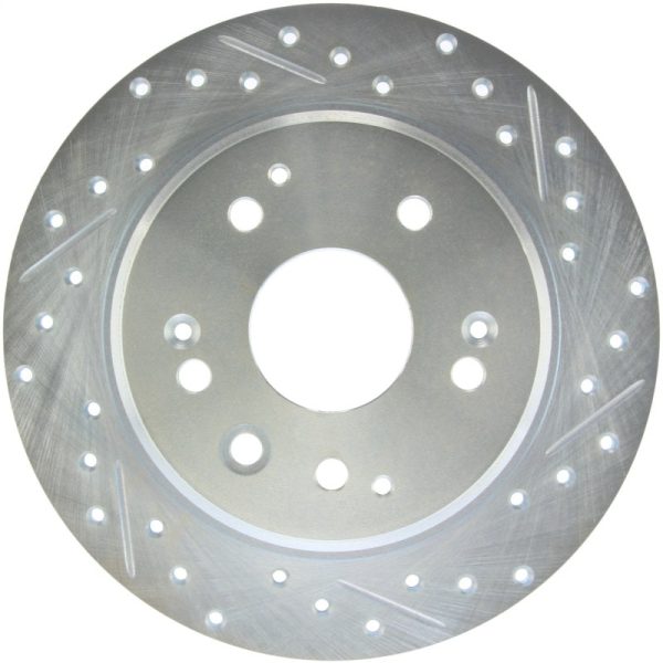 StopTech Select Sport 04-08 Acura TL Drilled & Slotted Rear Driver Side Sport Brake Rotor For Sale