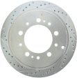 StopTech Select Sport 13-17 Toyota Land Cruiser Drilled   Slotted Rear Passenger-Side Brake Rotor Online