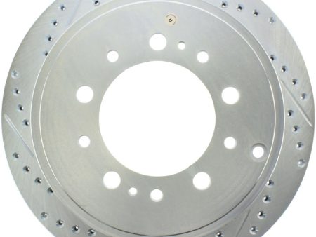 StopTech Select Sport 13-17 Toyota Land Cruiser Drilled   Slotted Rear Passenger-Side Brake Rotor Online