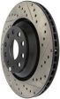 StopTech 09 VW Passat CC   06-09 Passat Slotted & Drilled Left Rear Rotor Cheap