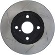 StopTech Power Slot 89-93 Mazda Miata SportStop Slotted Front Left Rotor on Sale