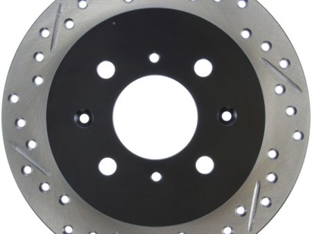 StopTech 90-96 Acura Integra   97-01 Integra (Exc. Type R) Slotted & Drilled Right Rear Rotor For Cheap