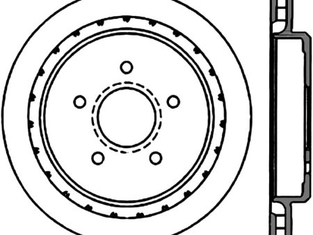 StopTech Power Slot 97-04 Chevy Corvette Slotted Left Rear CRYO Rotor Sale