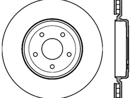 StopTech Power Slot 06-10 Corvette (Z06)   10 Corvette Grand Sport Rear Right Slotted CRYO Rotor For Discount