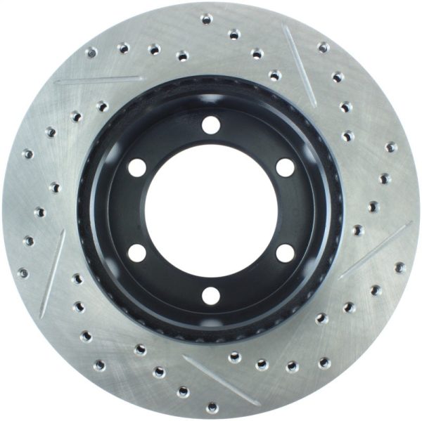 StopTech 95-03 Toyota Tacoma (6 Lug)   96-00 4Runner Front Right Slotted & Drilled Rotor For Sale