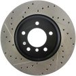 StopTech 07-09 BMW 335 (E90 E92 E93) Slotted & Drilled Right Front Rotor Online Hot Sale