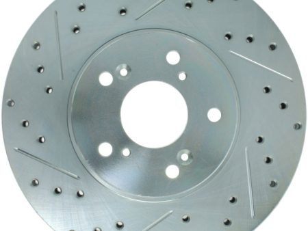 StopTech Select Sport 99-08 Acura TL (STD Caliper)   01-03 CL Slotted and Drilled Right Front Rotor For Sale