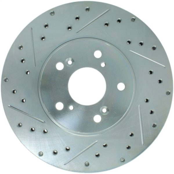 StopTech Select Sport 99-08 Acura TL (STD Caliper)   01-03 CL Slotted and Drilled Right Front Rotor For Sale