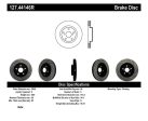 StopTech 07-09 Lexus ES 250 ES 300  ES330 ES350 SportStop Slotted & Drilled Right Front Rotor For Discount