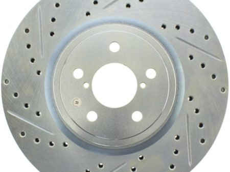 StopTech 05-14 Subaru Legacy Select Sport Drilled & Slotted Rotor - Right Online Sale