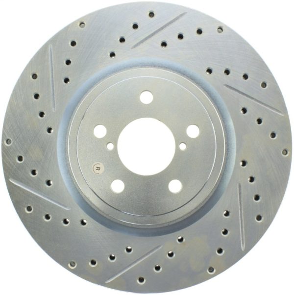 StopTech 05-14 Subaru Legacy Select Sport Drilled & Slotted Rotor - Right Online Sale