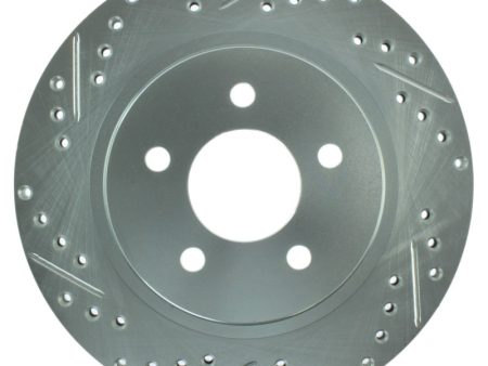 StopTech Select Sport 05-10 Ford Mustang GT Slotted and Drilled Rear Right Rotor Online